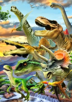 Bluebird Puzzle Dino Sunset* De 1 000 Pièces|De 1 000 Pièces