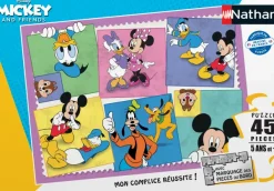 Nathan Disney Mickey Mouse – L'Univers Coloré de Mickey*Enfant Puzzles Pour Enfants|Dès 5 Ans : 31 À 49 Pièces