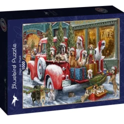Bluebird Puzzle Dogs on Truck*Femme Voitures, Motos Et Camions|Chiens