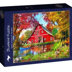 Bluebird Puzzle Dominic Davison - Sunny Autumn At The Barn* De 1 500 Pièces|De 1 500 Pièces