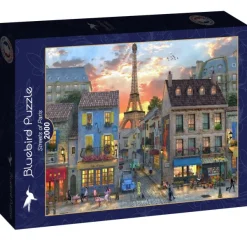 Bluebird Puzzle Dominic Davison - Streets of Paris* De 2 000 Pièces|De 2 000 Pièces
