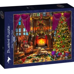 Bluebird Puzzle Dominic Davison - Cosy Christmas Room*Femme De 2 000 Pièces|De 2 000 Pièces