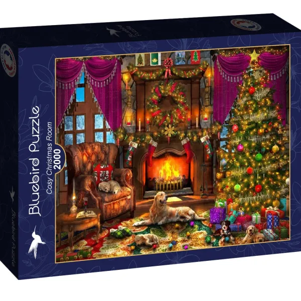 Bluebird Puzzle Dominic Davison - Cosy Christmas Room*Femme De 2 000 Pièces|De 2 000 Pièces