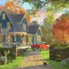 Eurographics Dominic Davison - Dominic Davison - The Blue Country House* Rétros Et Nostalgie|Cottages Et Châlets