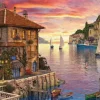 Eurographics Dominic Davison - Dominic Davison - Mediterranean Harbor* Bateaux|Villes Et Villages