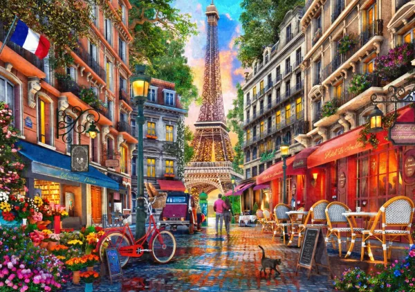Bluebird Puzzle Dominic Davison - Paris Street* De 2 000 Pièces|De 2 000 Pièces