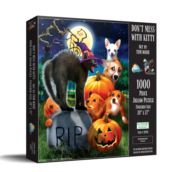 SunsOut Don't Mess with Kitty*Femme Chiens|Chats