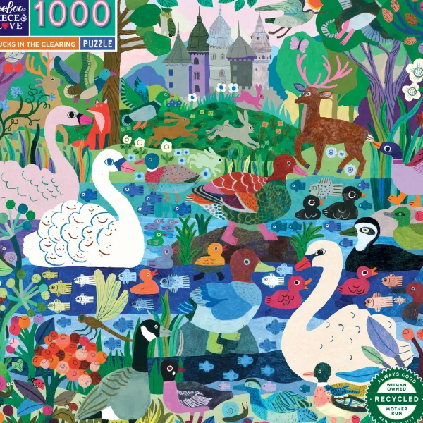 eeBoo Ducks In The Clearing* Oiseaux|Animaux De La Forêt