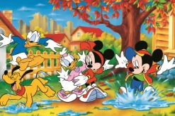 Trefl 40e Anniversaire - Jouer Dans Les Flaques D'Eau - Disney Mickey Mouse Et Ses Amis*Enfant À Partir De 9 Ans|Puzzles Pour Enfants