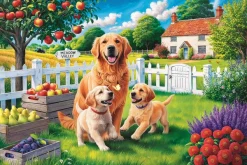 Trefl Easy Piece - Chiens À La Campagne*Enfant Chiens|Forêts, Fleurs Et Jardins