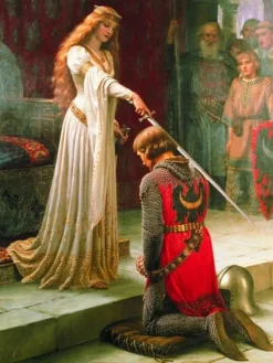 Eurographics Edmung Blair Leighton - L'Adoubement* Art|De 1 000 Pièces