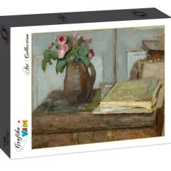 Grafika Kids Edouard Vuillard : La palette de l'Artiste et un Vase avec des Roses, 1898*Enfant Art|Dès 6 Ans : 50 À 100 Pièces