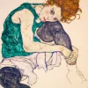 Bluebird Puzzle Egon Schiele - Seated Woman with Legs Drawn Up, 1917* Art|De 1 000 Pièces