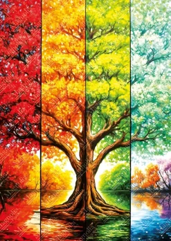 Magnolia Elif Hürdogan - Tree in Autumn* Forêts, Fleurs Et Jardins|De 1 000 Pièces