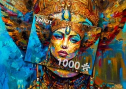 Enjoy Puzzle Empress of Colors*Femme Hommes Et Femmes|De 1 000 Pièces