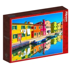 Alipson Puzzle Escapade à Burano, Italie* Villes Et Villages|De 1 000 Pièces