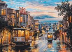 Eurographics Eugene Lushpin - San Francisco, Cable Car Heaven* Villes Et Villages|Art