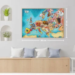 Roovi Europe Map* Cartes Du Monde|De 1 000 Pièces