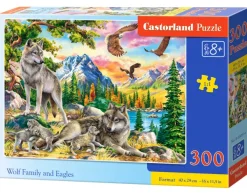 Castorland Famille de Loups et Aigles.* Oiseaux|Loups