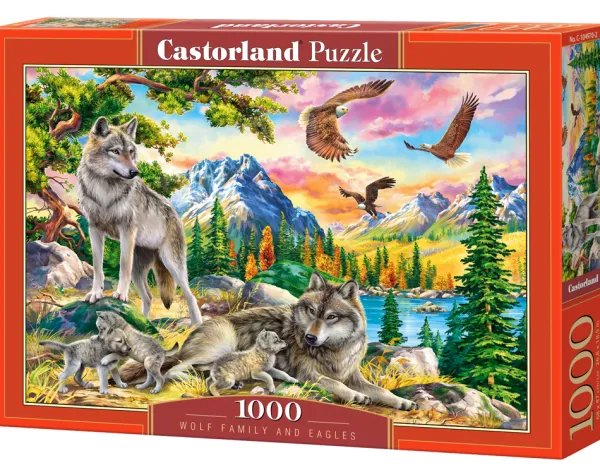 Castorland Famille de loups et Aigles* Oiseaux|Loups