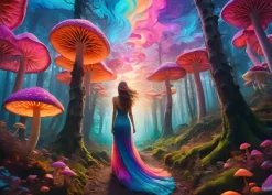 Alipson Puzzle Fantaisie forestière*Femme Hommes Et Femmes|Forêts, Fleurs Et Jardins