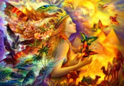 Bluebird Puzzle Fantastic Colourful World*Femme Oiseaux|Hommes Et Femmes