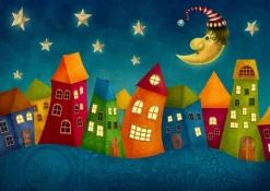 Enjoy Puzzle Fantasy Colorful Houses* Déco Et Objets|Cottages Et Châlets