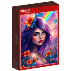Alipson Puzzle Fille Arc-en-Ciel*Femme Hommes Et Femmes|Forêts, Fleurs Et Jardins
