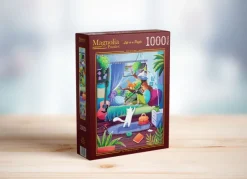 Magnolia Fille et Chats*Femme Chats|Déco Et Objets