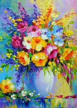 Enjoy Puzzle Fleurs d'Eté* Déco Et Objets|Forêts, Fleurs Et Jardins