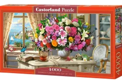 Castorland Fleurs d'Été et Tasse de Thé* Panoramique|De 4 000 À 5 000 Pièces