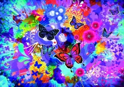 Grafika Fleurs et Papillons Colorés* De 1 500 Pièces|De 1 500 Pièces