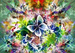 Grafika Fleurs et Papillons de Printemps* De 1 500 Pièces|De 1 500 Pièces