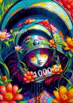 Enjoy Puzzle Floral Warrior*Femme Hommes Et Femmes|Forêts, Fleurs Et Jardins