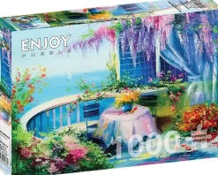 Enjoy Puzzle Flowering Balcony* Plages Et Îles De Rêve|Forêts, Fleurs Et Jardins