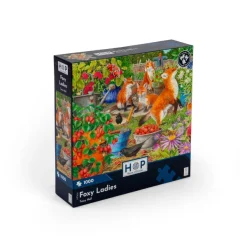 HOP - House of Puzzles Foxy Ladies* Animaux De La Forêt|Forêts, Fleurs Et Jardins