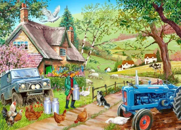 HOP - House of Puzzles Frais de la Ferme* Tracteurs|Animaux De La Ferme