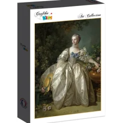 Grafika Kids François Boucher : Madame Bergeret, 1766*Enfant Art|Dès 6 Ans : 50 À 100 Pièces