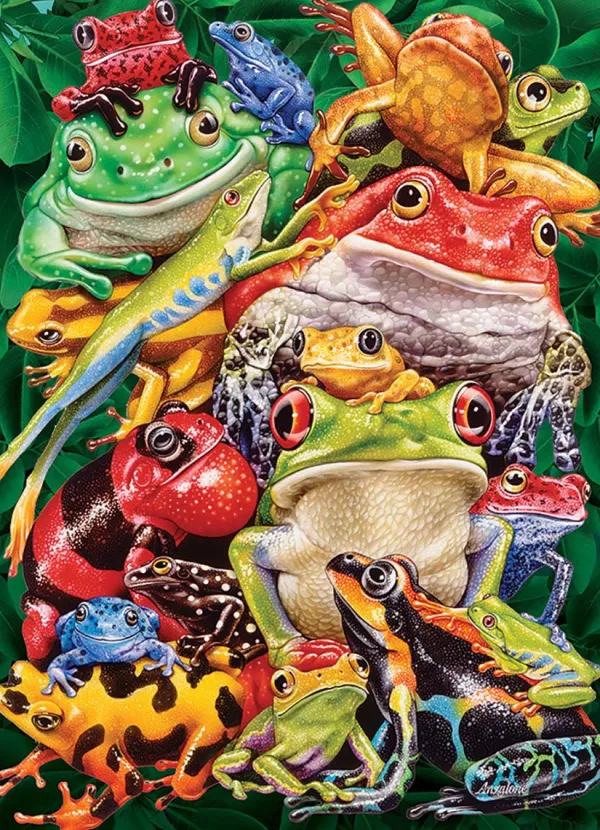 Cobble Hill Frog Business* Animaux De La Forêt|De 1 000 Pièces