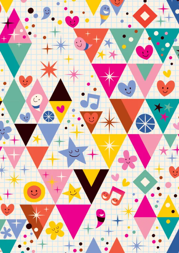 Yazz Fun Triangles* Déco Et Objets|De 1 000 Pièces