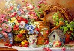 Bluebird Puzzle Garden Medley* Rétros Et Nostalgie|Forêts, Fleurs Et Jardins