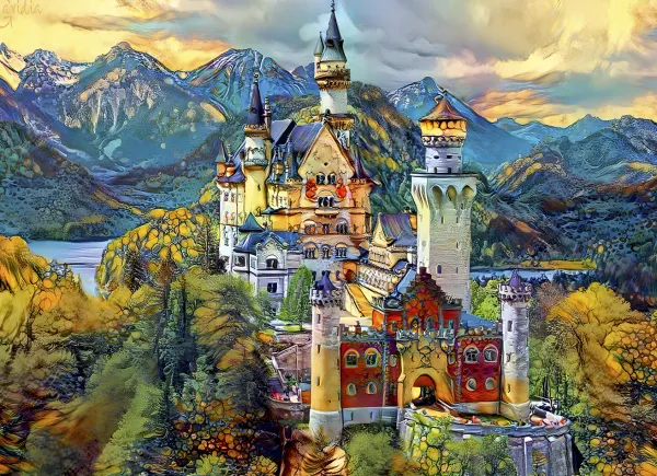 Bluebird Puzzle Gavidia Pedro - Château de Neuschwanstein, Allemagne* Allemagne|Châteaux Et Palaces