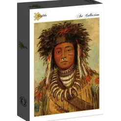 Grafika George Catlin : Chef Indien - Ojibbeway, 1843* De 2 000 Pièces|De 2 000 Pièces