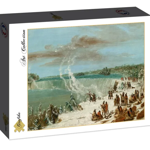 Grafika George Catlin : Portage Autour des chutes de Niagara à Table Rock, 1847-1848* De 2 000 Pièces|De 2 000 Pièces