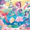 Clementoni Glitter Effect - Mermaids*Enfant À Partir De 9 Ans|Puzzles Pour Enfants