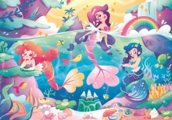 Clementoni Glitter Effect - Mermaids*Enfant À Partir De 9 Ans|Puzzles Pour Enfants