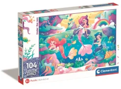 Clementoni Glitter Effect - Mermaids*Enfant À Partir De 9 Ans|Puzzles Pour Enfants