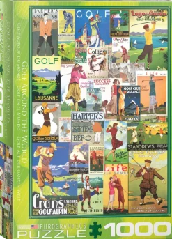 Eurographics Golf Around the World*Femme Rétros Et Nostalgie|Sports