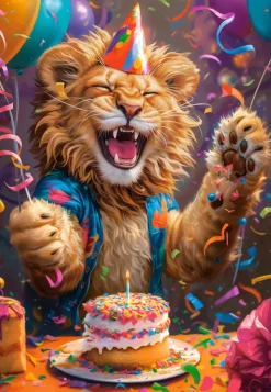 Castorland Happy Birthday !* Animaux Sauvages|Déco Et Objets