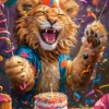 Castorland Happy Birthday !* Animaux Sauvages|Déco Culinaire